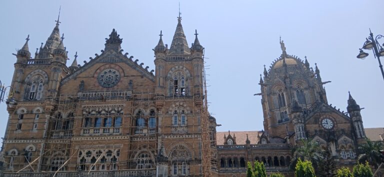 CSMT station on a full day Dharavi and Mumbai city tour