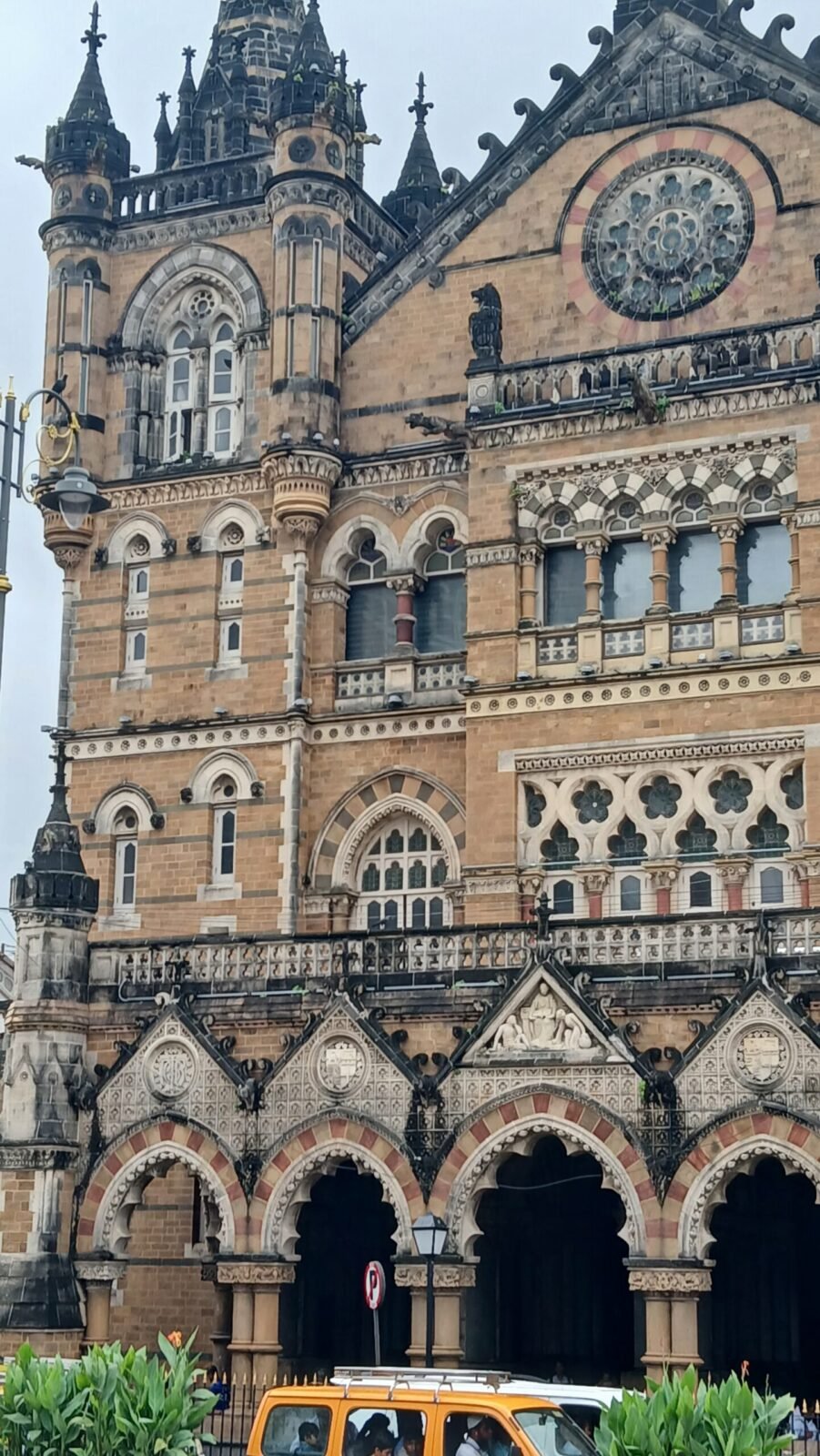 Chhatrapati Shivaji Maharaj Terminus, a UNESCO World Heritage railway station in Mumbai