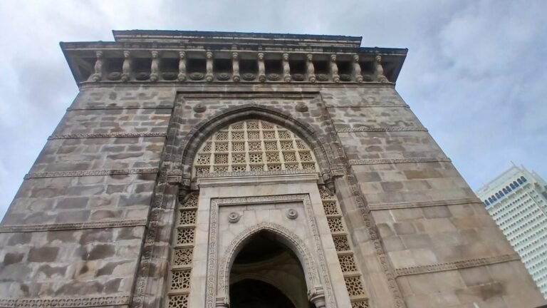 The Gateway of India in Mumbai on a clear day