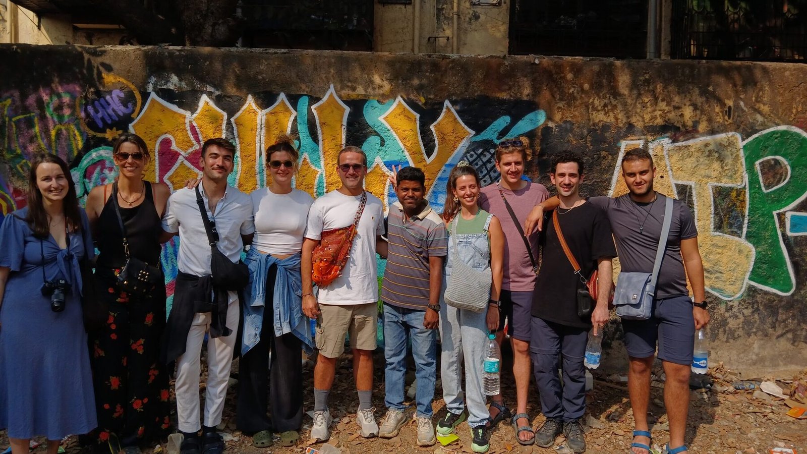 Street art in Dharavi, Mumbai