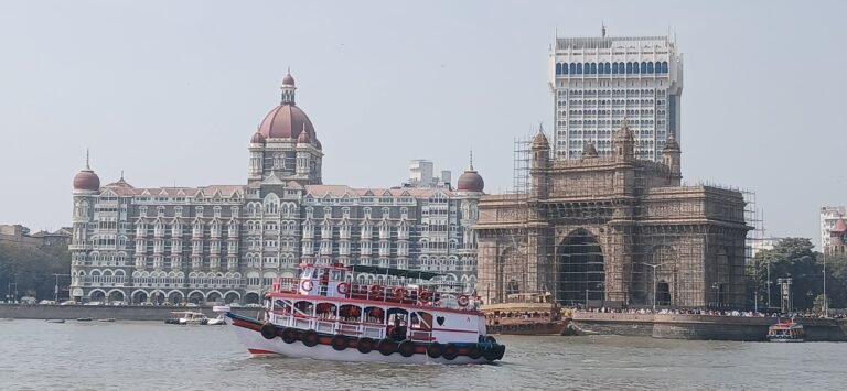 Ferry returning from Elephanta Island to the Gateway of India, Mumbai