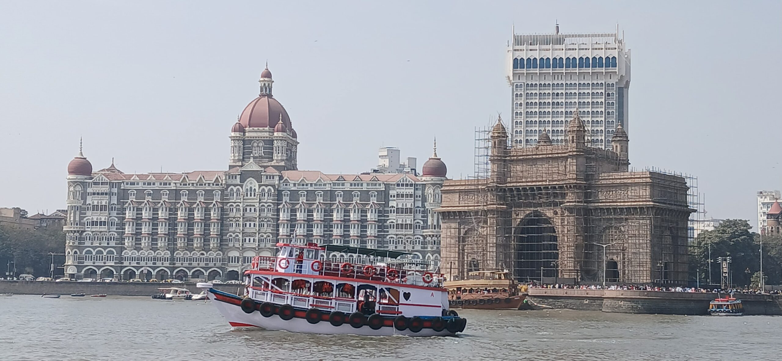 Ferry returning from Elephanta Island to the Gateway of India, Mumbai
