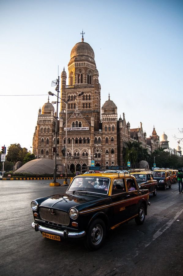 A heritage municipal building in Mumbai