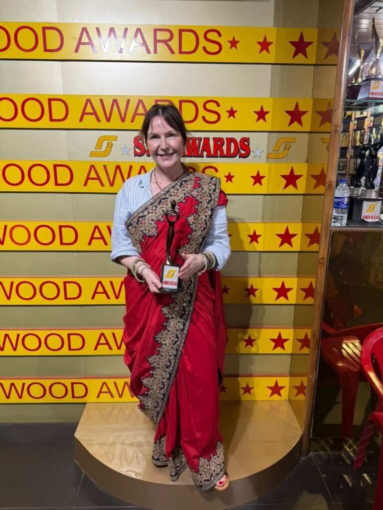 getting award in Bollywood by our guest - Mumbai Experiences