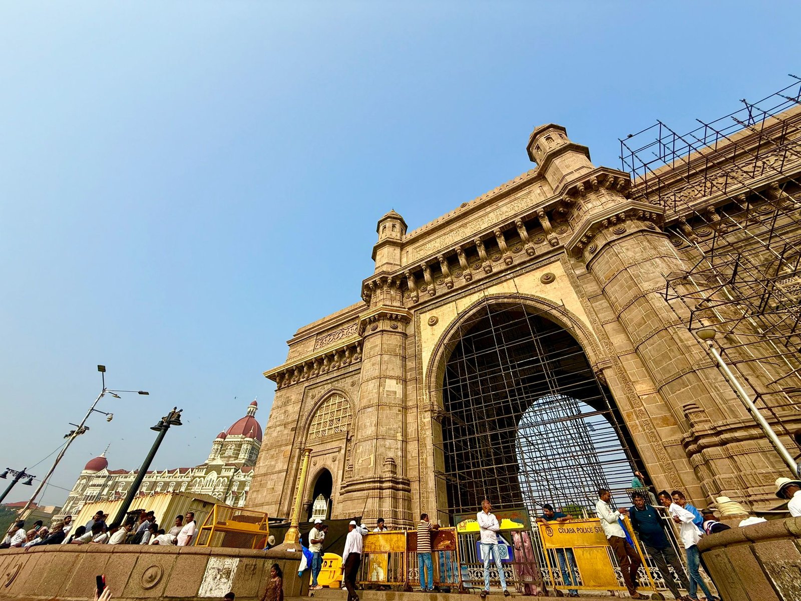 The Gateway of India, a few minutes from the Mumbai cruise terminal