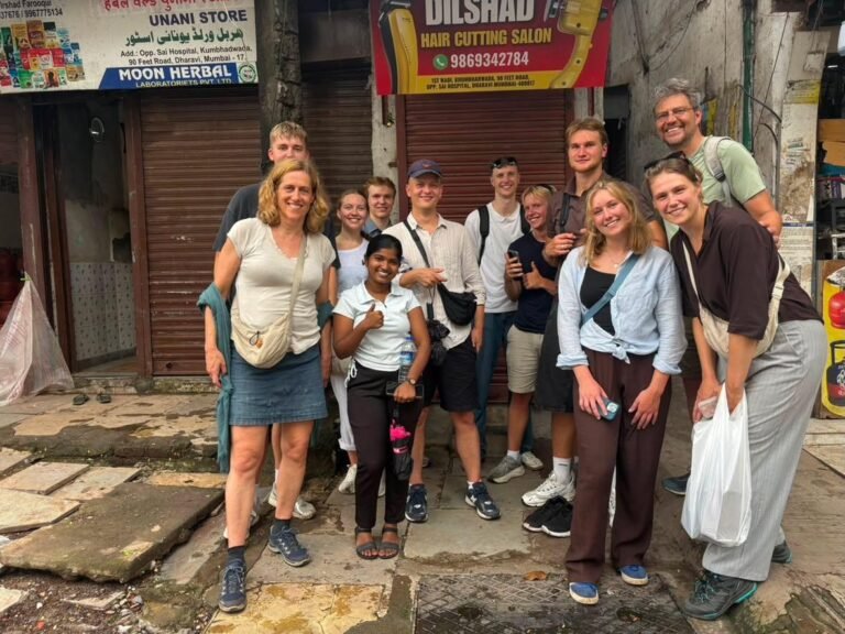 our Group visiting Mumbai Slum in Dharavi - Mumbai Experiences